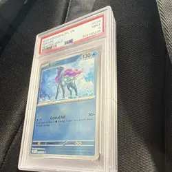 2025 Pokemon PFL EN Suicune #026/094 Phantasmal Flames Reverse Holo Rare PSA 9 - Image 2