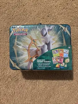 Pokemon TCG 2022 Spring Tin Arceus Fusion Strike Brilliant Stars Booster Pack 820650850202 - Image 1