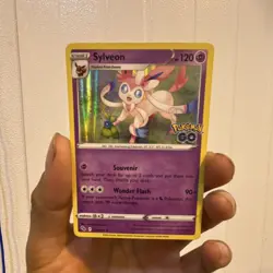 Sylveon 035/078 Pokemon GO Holo Rare 120 HP English - Image 1