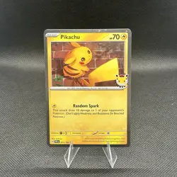 2026 Pikachu 051 Stamped Pokemon Day 30th Anniversary Promo NM - Image 1