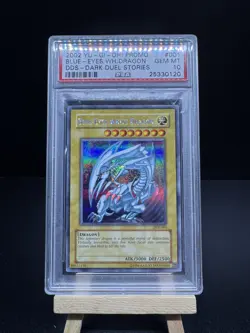 Yu-Gi-Oh! Blue Eyes White Dragon DDS-001 PSA 10 Gem Mint - Image 1