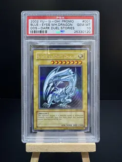 Yu-Gi-Oh! Blue Eyes White Dragon DDS-001 PSA 10 Gem Mint - Image 2