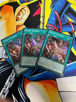 DoomZ Raiders 3x - DOOD-EN057 - 1st Edition - Super Rare - NM - Yugioh - Image 1