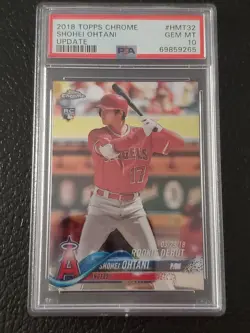 2018 Topps Chrome Update - Rookie Debut Shohei Ohtani #HMT32 (RC) - Image 1