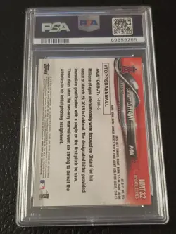 2018 Topps Chrome Update - Rookie Debut Shohei Ohtani #HMT32 (RC) - Image 2