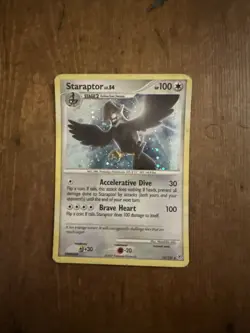 Pokemon TCG Staraptor Diamond Pearl 16/130 Holo Holo Rare - Image 1