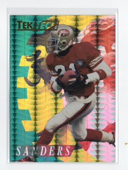 Deion Sanders 1995 Excalibur TekTech #9 San Francisco 49ers - Image 1