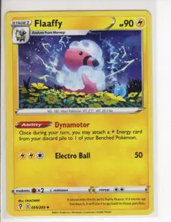 FLAAFFY EVOLVING SKIES SET POKEMON CARD 055/203 LP - Image 1