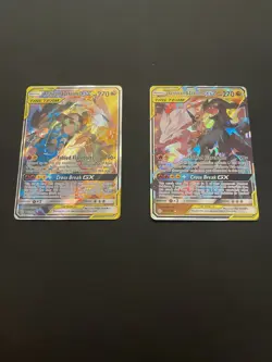 Reshiram & Zekrom Gx Full Art Set Pokemon Card - Image 1