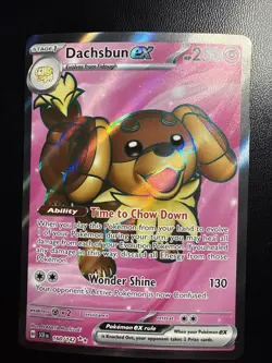 Dachsbun ex 160/142 Ultra Rare Stellar Crown Pokemon Card - Image 1
