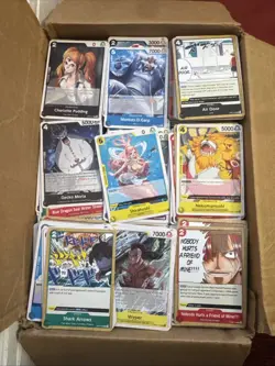 One Piece Bulk All English Cards Roughly 2500 Cards - Image 1
