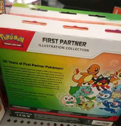 Pokemon First Partner Illustration Collection Series 1 Box Promo Booster Sticker - Image 2