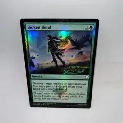 Broken Bond 157 Common Dominaria Magic: The Gathering Foil Moderately Played - Image 1