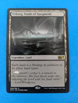 Urborg, Tomb of Yawgmoth 1X MP M15 MTG Magic the gathering **Read Description** - Image 1
