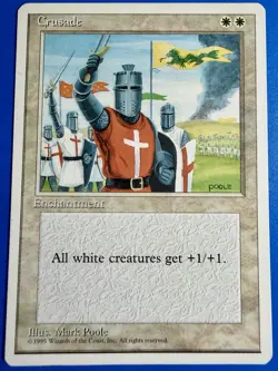 1 BANNED MTG Magic The Gathering Crusades | Fourth Edition 4ED | NM - Image 1