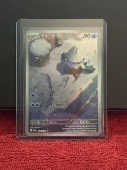 Pokemon TCG Mega Evolution Snover Illustration Card 140/132 - Image 1