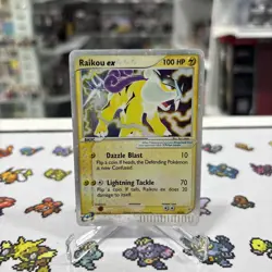 Pokemon EX Team Magma vs Team Aqua Raikou EX Card 92/95 Ultra Rare - Image 1