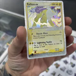 Pokemon EX Team Magma vs Team Aqua Raikou EX Card 92/95 Ultra Rare - Image 3