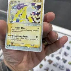 Pokemon EX Team Magma vs Team Aqua Raikou EX Card 92/95 Ultra Rare - Image 4