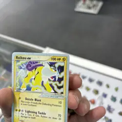 Pokemon EX Team Magma vs Team Aqua Raikou EX Card 92/95 Ultra Rare - Image 5