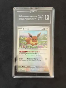 The Pokemon Company Pokemon Eevee Prismatic Evolutions 074/131 Master Ball Reve… - Image 1