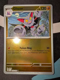 Gliscor 050/094 Uncommon Phantasmal Flames Pokemon Reverse Holo Near Mint - Image 1