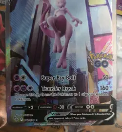 Mewtwo V (Alternate Full Art) 072/078 Pokemon GO Holo - Image 4