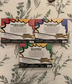 ✅Pokemon TCG: Mega Evolution Ascended Heroes Mega ex Boxes (Set Of 3) | SEALED - Image 2