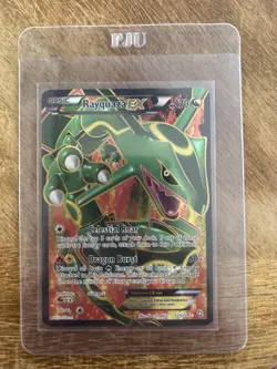 Pokemon TCG Rayquaza EX #123/124 Dragon Exalted Full Art Ultra Rare - Image 1