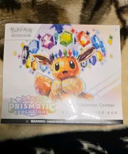 Pokemon TCG S&V Prismatic Evolutions Elite Trainer Box ETB Pokemon Centre - Image 1