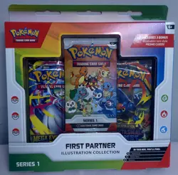 Pokemon First Partner Illustration Collection Series 1 Box - New Sealed - Image 1