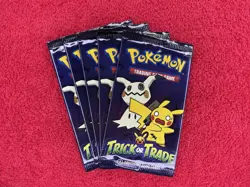 Pokemon - 5 Pack Total - Trick Or Trade 2023 Booster Pack Halloween Bundle - Image 1