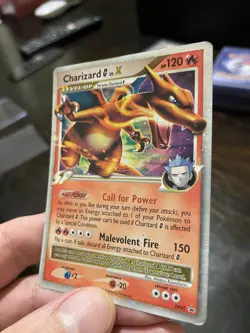 Pokemon Diamond & Pearl Charizard G Lv.X DP45 Promo Holo, HP - Image 3