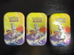 Pokemon Mini Tin Pouvoir de Kanto - Mewtwo - EB10 & EB11 Scelle - Image 1