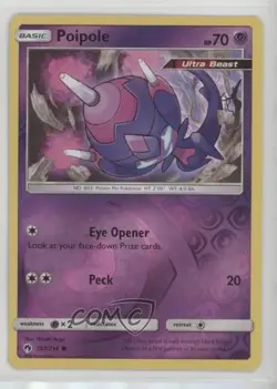 Poipole Reverse Foil Pokemon Sun & Moon Lost Thunder #107 - Image 1