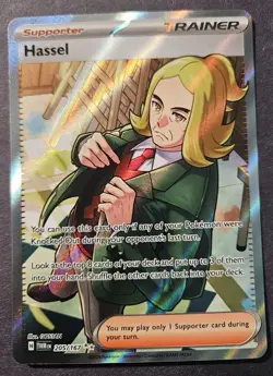 Pokemon Hassel 205/167 Twilight Masquerade Ultra Rare Full Art Holo NM - Image 1