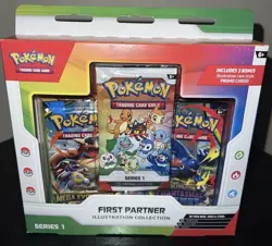 Pokemon TCG First Partner Illustration Collection Series 1 New Sealed - Image 1
