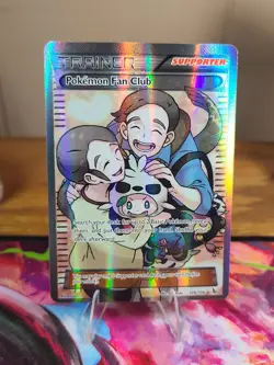 Pokemon TCG Pokemon Fan Club (106 Full Art) 106/106 Flashfire Holo - Image 1