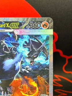 Pokemon TCG Mega Charizard X ex 125/094 – Phantasmal Flames – Secret Rare – LP/N - Image 3