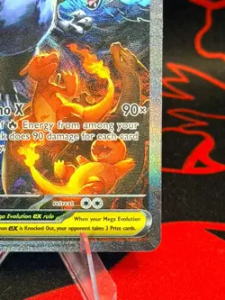 Pokemon TCG Mega Charizard X ex 125/094 – Phantasmal Flames – Secret Rare – LP/N - Image 4