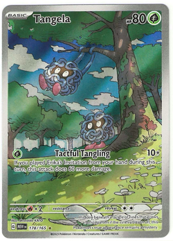 Tangela 178/165 Illustration Rare Holo - Pokemon 151 - Scarlet & Violet - NM - Image 1
