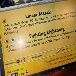 Jolteon 168 HOLOBLEED/SWIRL Prismatic Evolutions Black Star Pokemon TCG MINT - Image 3