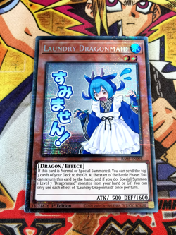 Laundry Dragonmaid ra05-en095 *VARIANT ART* (NEW) Starlight Rare Yu-Gi-Oh! - Image 1