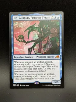 MTG Jin-Gitaxis, Progress Tyrant M Kamigawa: Neon Dynasty #59 - Image 1