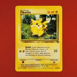 5-12-23 . UNPLAYED pokemon . jungle #60/64 . 1999 pikachu (63) (B) - Image 1