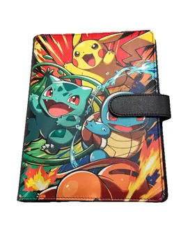Pokemon Printed 6 Ring A5 Binder with Magnetic Closure New - Image 1
