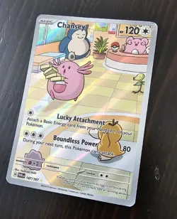 2024 Pokemon Scarlet & Violet Twilight Masquerade Holo Chansey #187/167 - Image 1