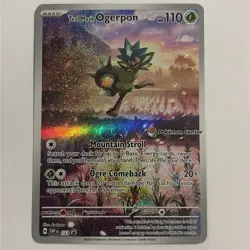 Pokemon TCG Pokemon Center Stamped ETB Promo: Teal Mask Ogerpon SVP123 - NM - Image 1