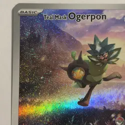 Pokemon TCG Pokemon Center Stamped ETB Promo: Teal Mask Ogerpon SVP123 - NM - Image 2