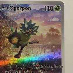 Pokemon TCG Pokemon Center Stamped ETB Promo: Teal Mask Ogerpon SVP123 - NM - Image 3